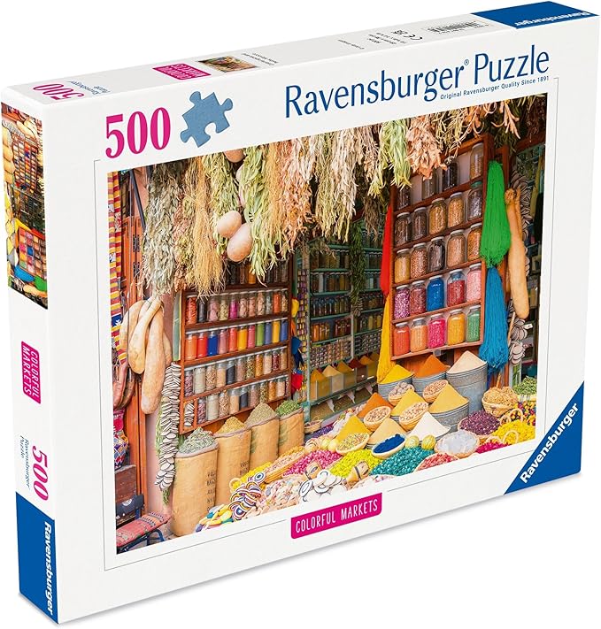 Ravensburger Colorful Spices, Morocco 500 Piece Puzzle for Adults