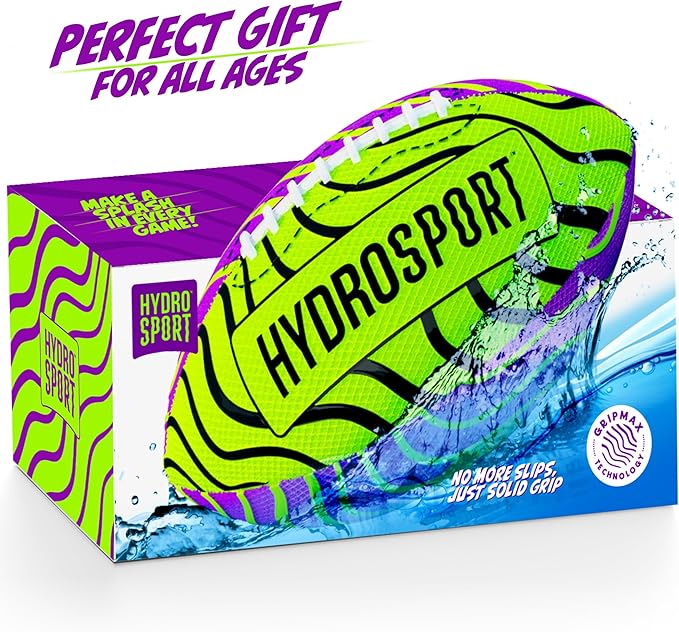Water Football for Pool, Beach, Lake - Waterproof Pool Toys for Kids Ages 8-12 - Teen Boys Gift - Swimming Balls Sports - Family, Teens Boys & Adults Fun - Outdoor Accessories