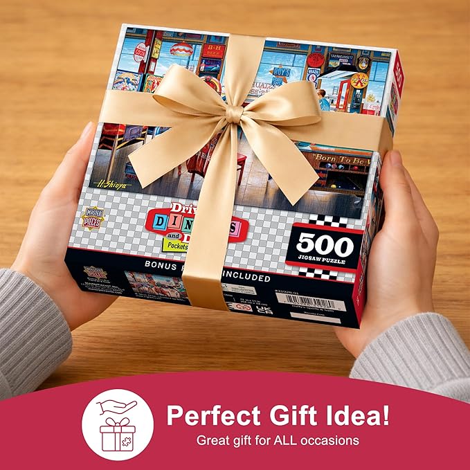 Masterpieces 550 Piece Jigsaw Puzzle For Adults and Family - Pockets Pool & Pub - 18"x24"