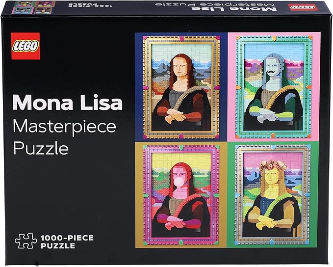 Lego Masterpiece Puzzle: Mona Lisa 1000-Piece Jigsaw Puzzle