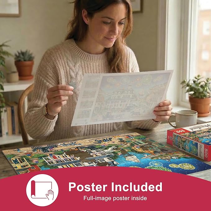 Masterpieces 550 Piece Jigsaw Puzzle For Adults and Family - Fireworks Finale - 18"x24"