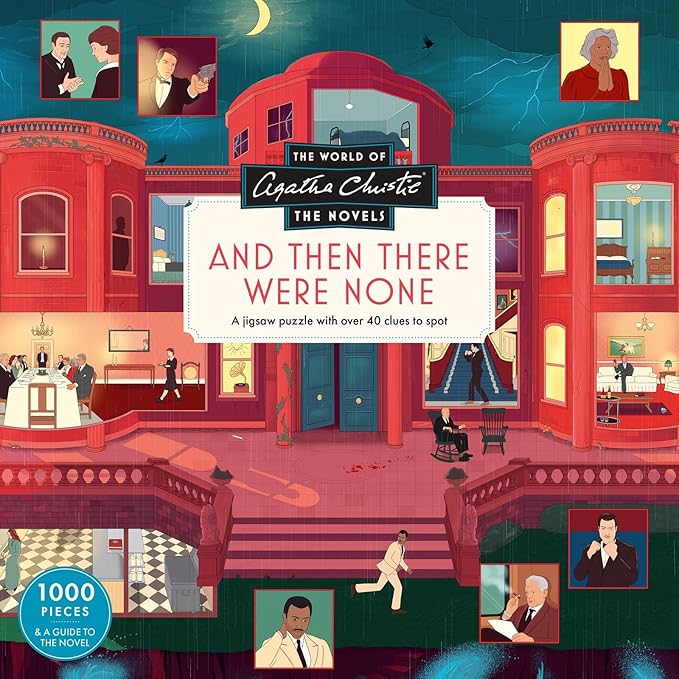 The World of Agatha Christie: and Then There were None: A 1000-piece Jigsaw Puzzle Illustrated by Ruby Ash