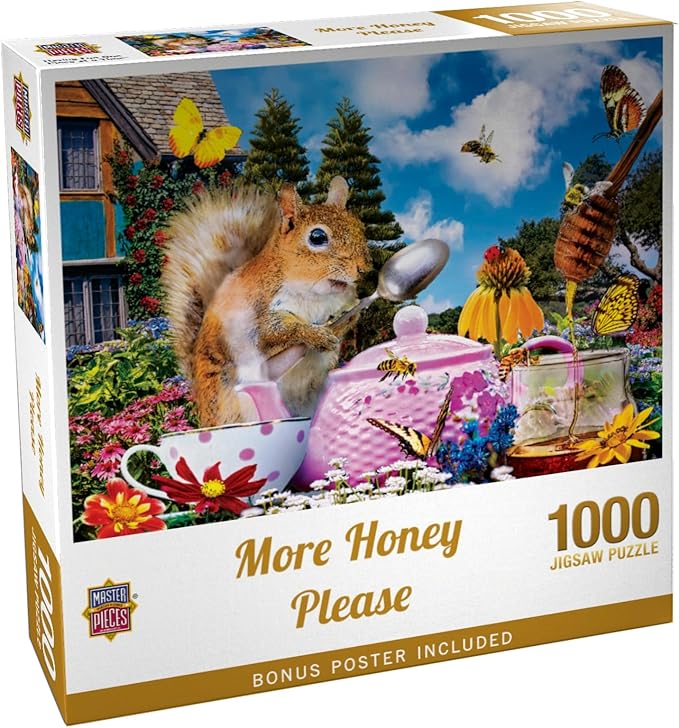 Masterpieces More Honey Please Jigsaw Puzzle - 1000 Piece Puzzle for Adults - Adult Puzzles