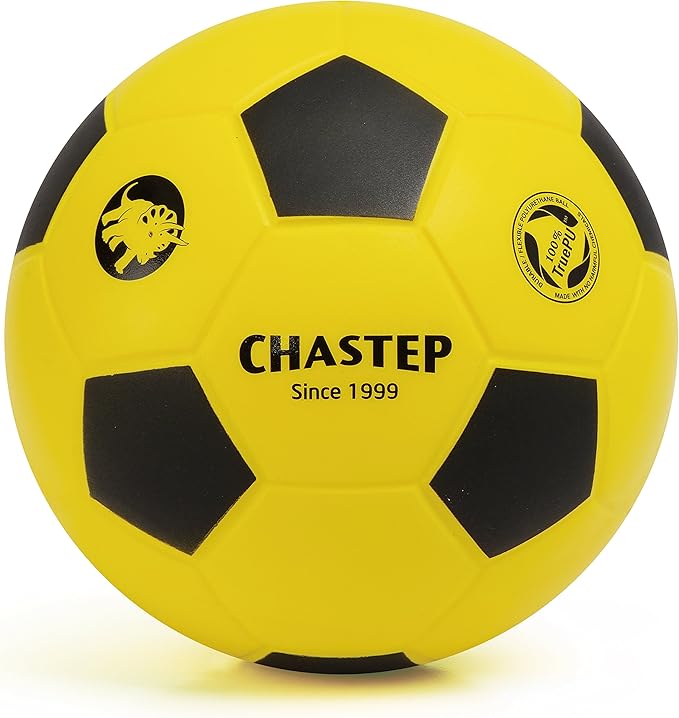 8" Foam Soccer Training Ball Perfect for Child 3+ Play and Excercise Soft Kick - Practice and Backyard Play - Best for First-Time Yellow/Black