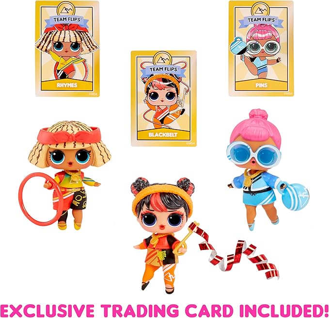 LOL Surprise All Star Sports Gymnastics with Collectible Doll, 8 Surprises, Gymnastics Theme, Balance Beam Ball, Sports Doll, Great Gift, Limited Edition Doll (Pack of 2)