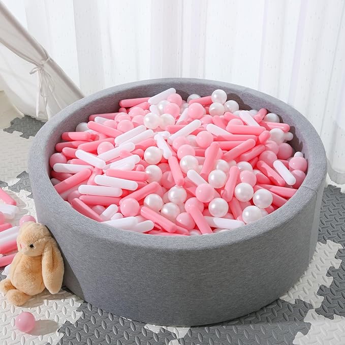 STARBOLO Ball Pit Balls for Kids -Pack of 150 200 500 Colorful Ball Pit Balls Crush Proof Plastic Toy Balls for Toddlers Ball Pit, Ball Pit Play Tent, Baby Pool Water Toys