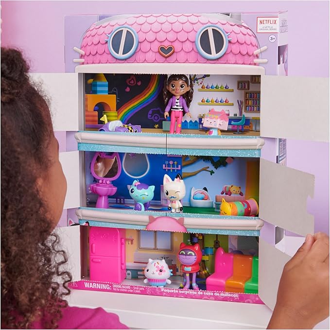 Gabby’s Dollhouse, Surprise Pack, (Amazon Exclusive) Toy Figures and Dollhouse Furniture, Kids Toys for Girls and Boys Ages 3 and up
