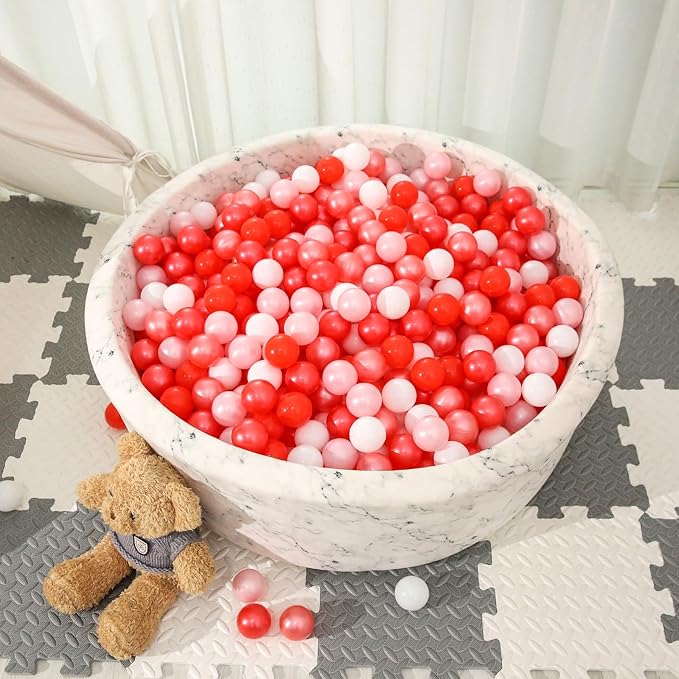 STARBOLO Ball Pit Balls for Toddlers Phthalate Free BPA Free Non-Toxic Crush Proof Play Balls for Toddlers Kids Pool Playhouse Pack of 100 200 500