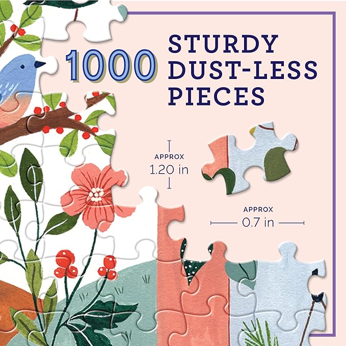 eeBoo 1000 Piece Puzzle - Morning Kitchen Jigsaw Puzzle for Adults, Square 23" x 23" Made with Recycled Board & Vegetable-Based Ink