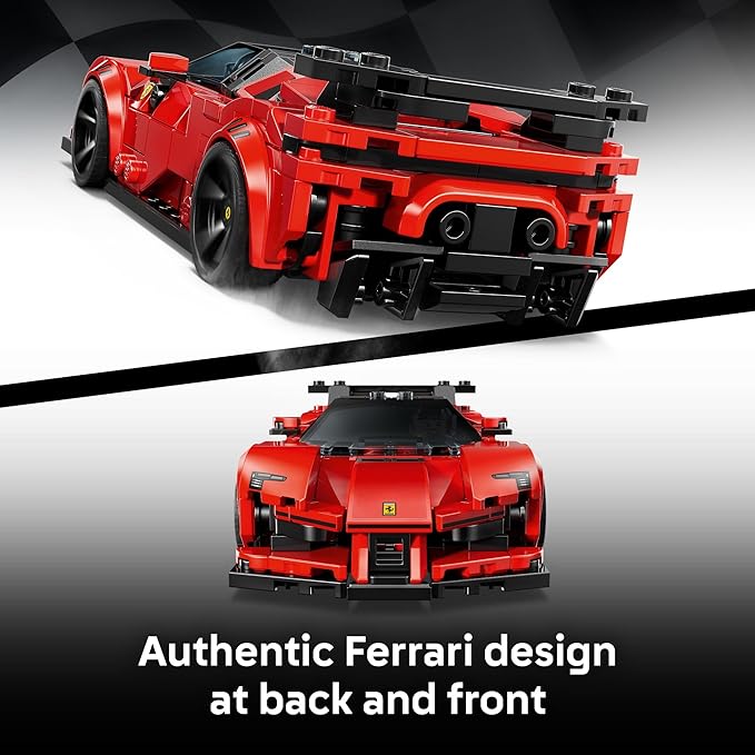 LEGO Speed Champions Ferrari SF90 XX Stradale Sports Car Building Toy for Kids - Building Set W/Ferarri Driver Minifigure for Boys & Girls, Ages 9+ - Gift Idea for Birthdays - 77254