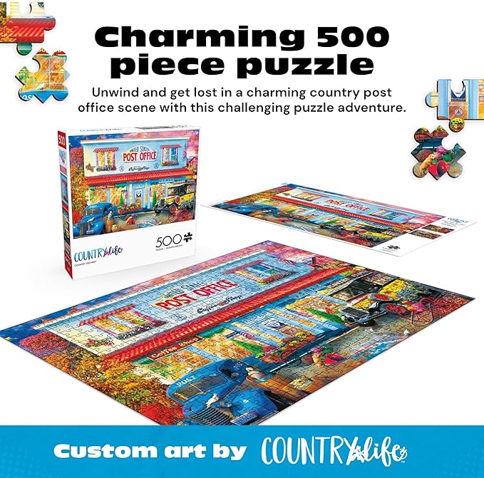 Buffalo Games - Country Life - Country Delivery - 500 Piece Jigsaw Puzzle, Multi