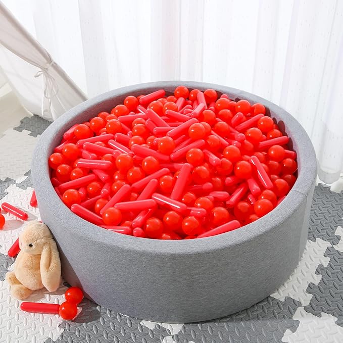 STARBOLO Ball Pit Balls for Kids -Pack of 150 200 500 Colorful Ball Pit Balls Crush Proof Plastic Toy Balls for Toddlers Ball Pit, Ball Pit Play Tent, Baby Pool Water Toys