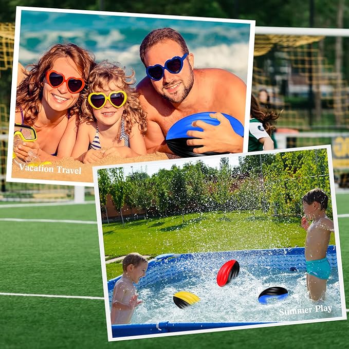 Lewtemi 8 Pcs Mini Footballs for Kids Spiral Soft Foam Footballs Bulk Kids Mini Toy Sports Birthday for Indoor and Outdoor Play Party Favors(Fresh Colors)