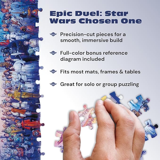 Buffalo Games - Star Wars™ - You were The Chosen One - 2000 Piece Jigsaw Puzzle for Adults - Challenging Puzzle Perfect for Game Nights - Finished Size is 38.50 x 26.50