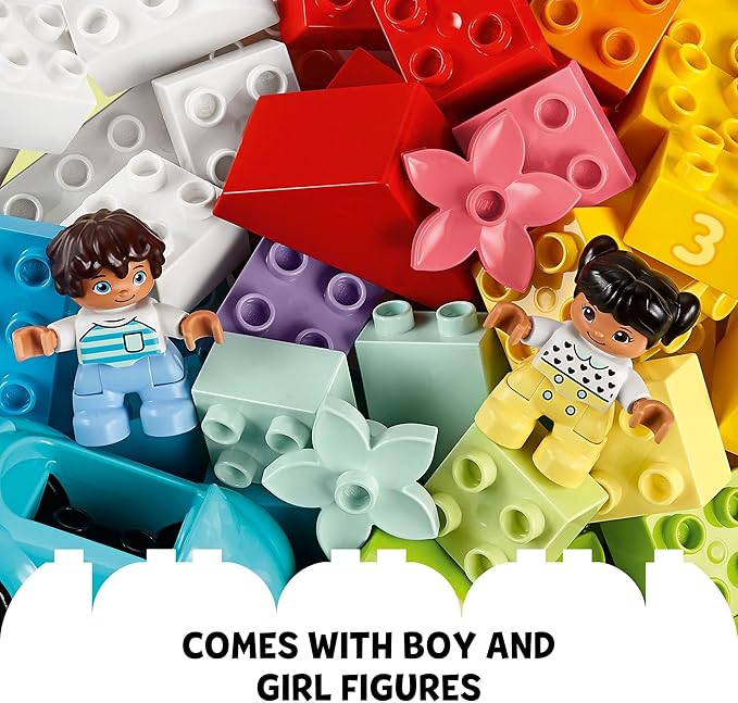 LEGO DUPLO Classic Brick Box Building Blocks - Learning & Educational Toys for Toddlers, Preschool, Ages 1.5+ Years - Develop Fine Motor Skills - Gift for Birthdays - 10913