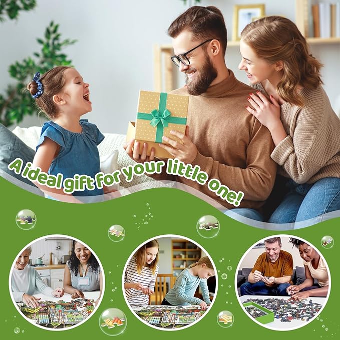 Jigsaw Puzzle, 500 Piece Jigsaw Puzzle for Adults Kids, Garden Cat Flowers Puzzle 500 Pieces, Birthday for Family Game Nights, Finished Size 20.5 x 15 in