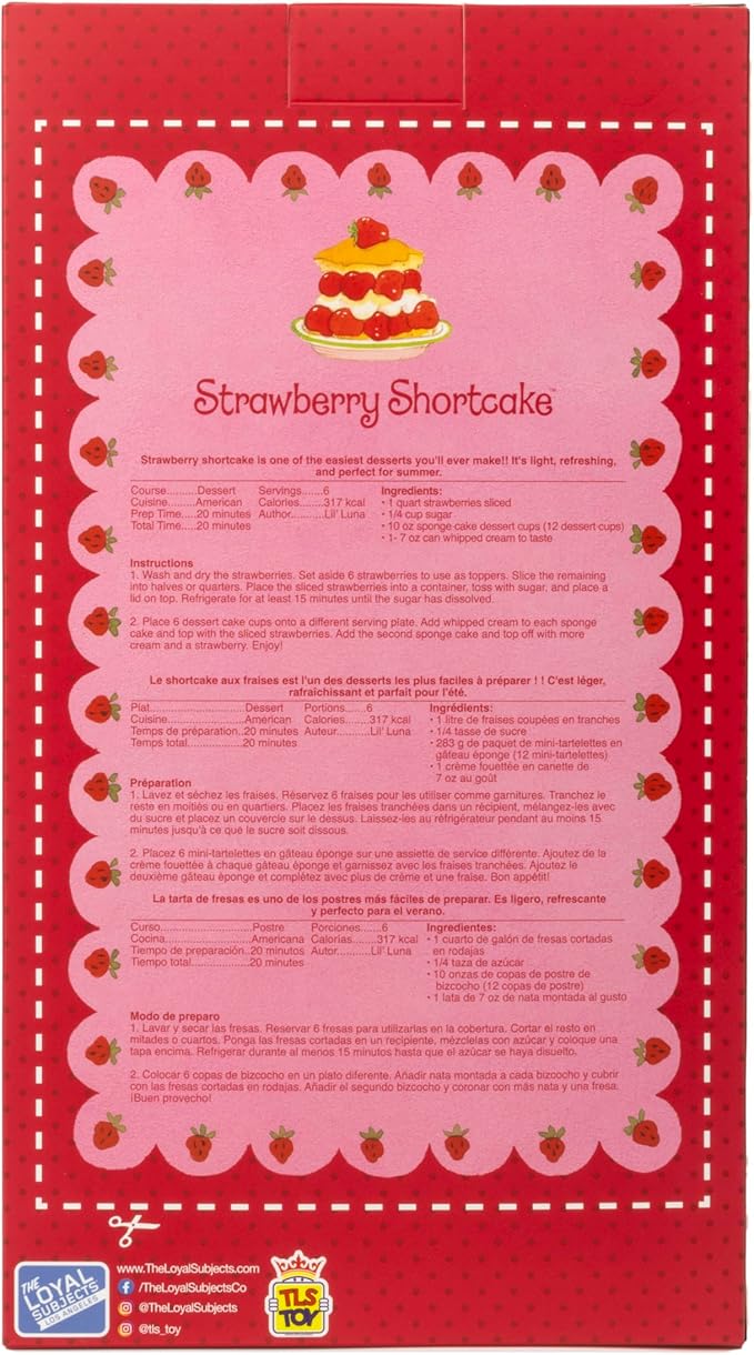 The Loyal Subjects Strawberry Shortcake 14-Inch Doll