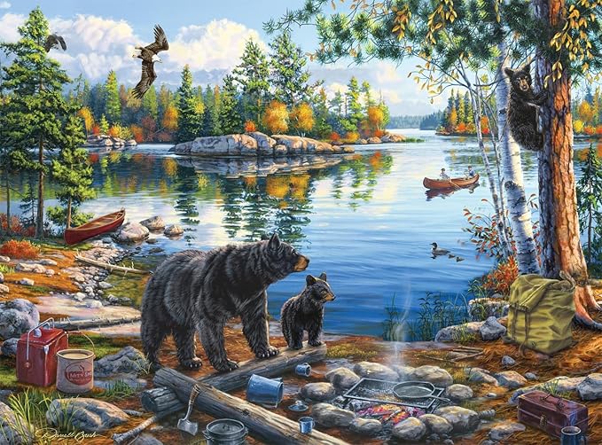 Buffalo Games - Darrell Bush - Blue Sky Reflection - 1000 Piece Jigsaw Puzzle for Adults -Challenging Puzzle Perfect for Game Nights - Finished Size is 26.75 x 19.75