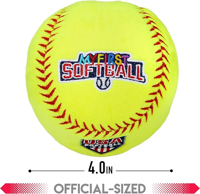 Franklin Sports MyFirst Soft Plush Sports Balls - Stuffed Plush Toy Basketball, Baseball + Football for Kids - NBA, MLB + NFL Indoor Soft Sports Balls - Fun Kids Toys + Room Decorations