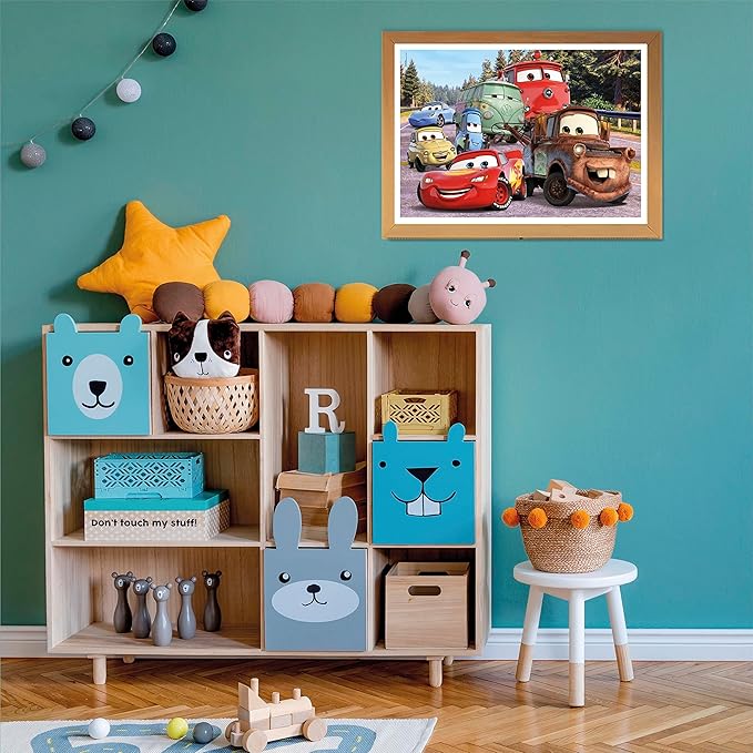 Clementoni - 24239 - Supercolor Puzzle - Disney Pixar Cars On The Road - 24 Maxi Pieces, Jigsaw Puzzle for Kids Age 3, Puzzle Cartoon, Made in Italy