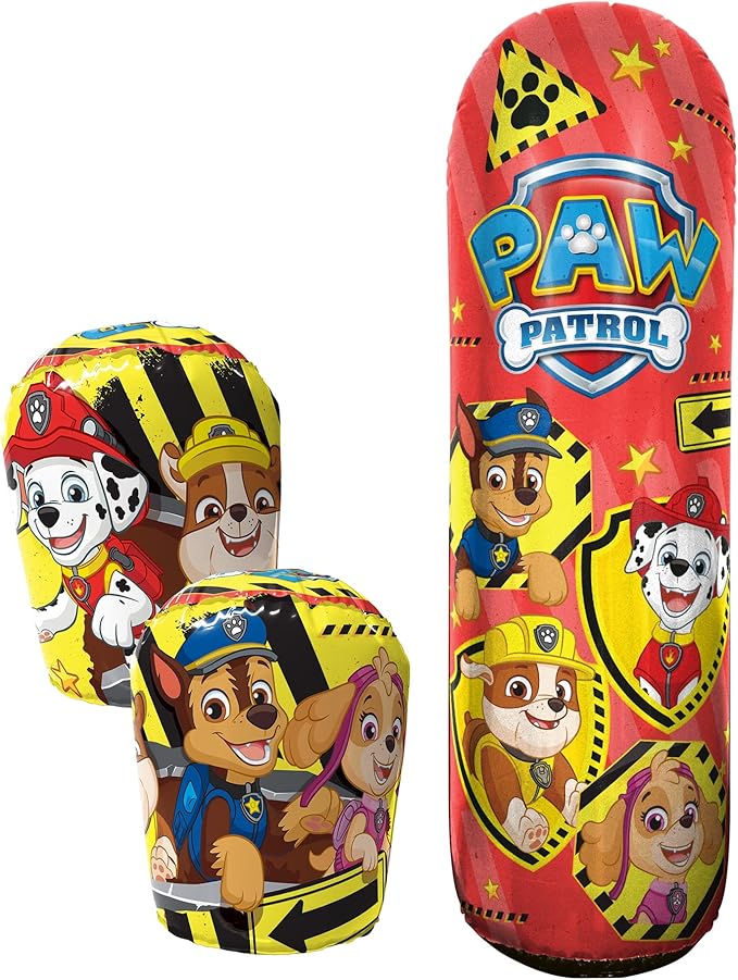 Hedstrom PAW Patrol Bop Bag and Gloves Combo Set, 36 Inch, (56-85482)