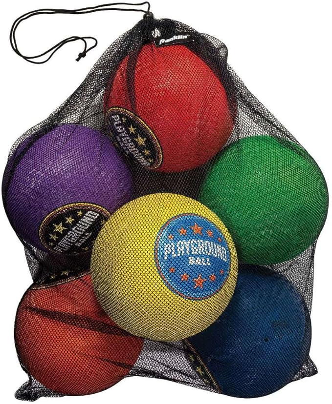 Franklin Sports Kids Playground Balls - Rubber Kickballs + Playground Balls For Kids - Great for Dodgeball, Kickball, 4 Square + Schoolyard Games - 8.5” Diameter