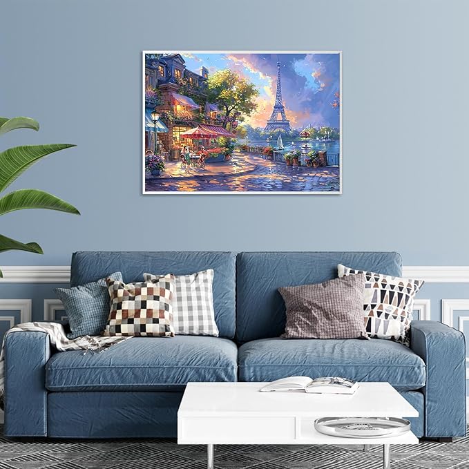 Jigsaw Puzzles for Adults 1000 Pieces, Interlock Perfectly No Dust, Impossible Difficult Hard Fun 1000 Piece Jigsaw Puzzles for Adults-1:1 Poster-Scenery Under The Tower