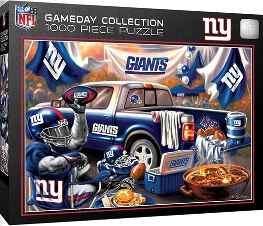 MasterPieces NFL New York Giants 1000 Piece Jigsaw Puzzle - Gameday, Man Cave Decor - Ages 14+