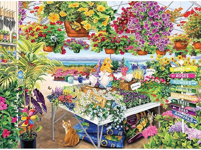 Ravensburger Glorious Garden Center 500 Piece Jigsaw Puzzle | Great Gift for Puzzlers | Premium German Craftsmanship | FSC Certified Sustainable Wood