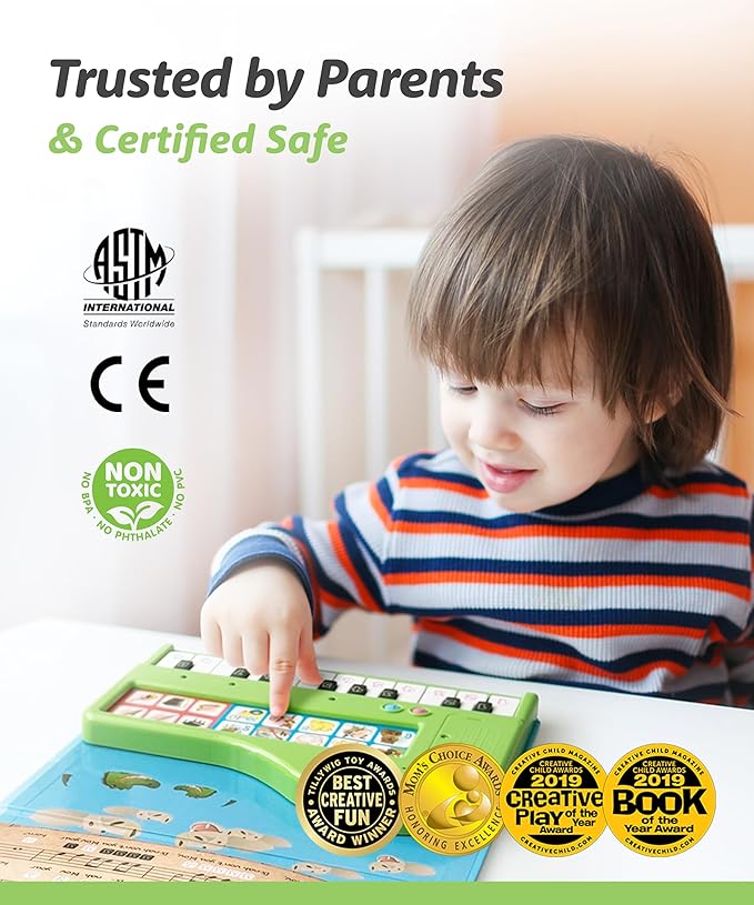 BEST LEARNING My First Piano Book - Educational Musical Toy for Toddlers Kids Ages 3-5 Years - Ideal 3, 4 Year Old Boy or Girl Birthday Present