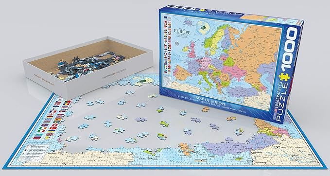 EuroGraphics Map of Europe Puzzle (1000 Piece)