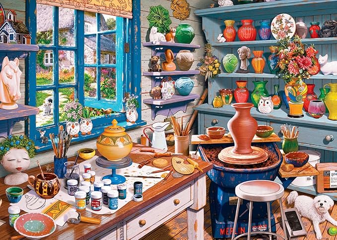 MasterPieces 550 Piece Jigsaw Puzzle for Adults, Family, Or Youth - Garden Getaway - 18"x24"