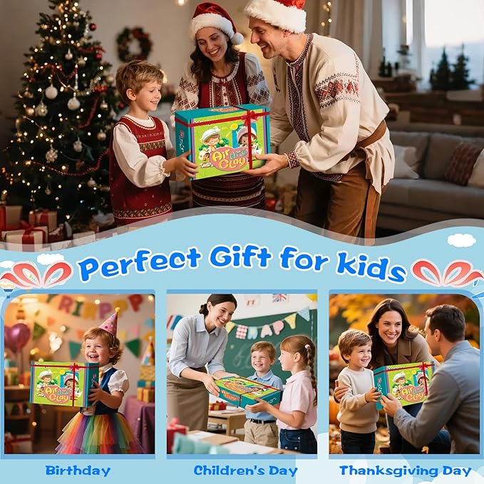 Air Dry Clay for Kids, 104 Colors DIY Magic Modeling Clay Kit, Soft & Non-Sticky, Arts & Crafts Modelling Toys with Sculpting Tools, Birthday & Christmas Gift for 3-12 Years Old Girls Boys