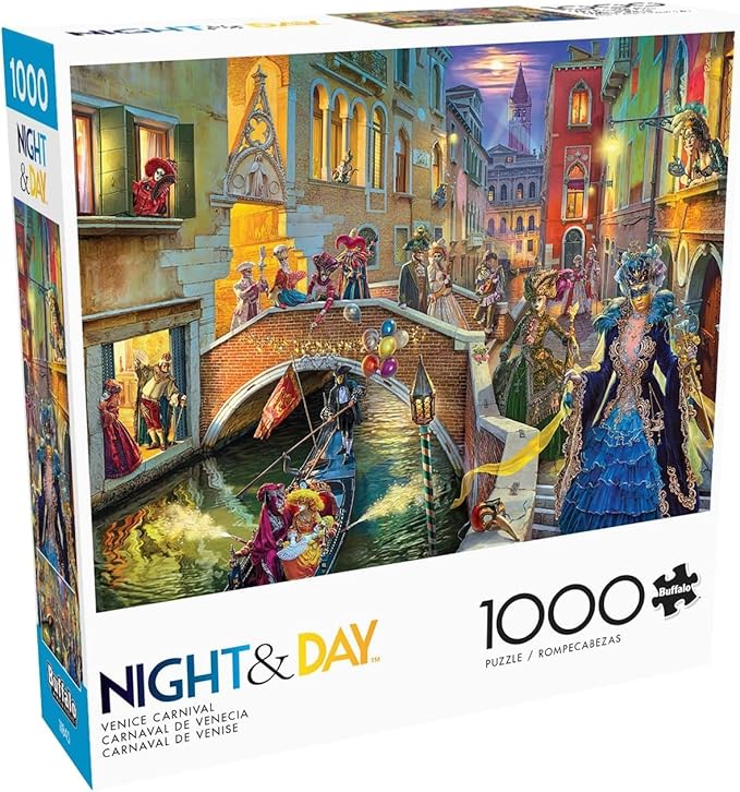 Buffalo Games - Image World - Venice Carnival - 1000 Piece Jigsaw Puzzle for Adults -Challenging Puzzle Perfect for Game Nights - Finished Size is 26.75 x 19.75