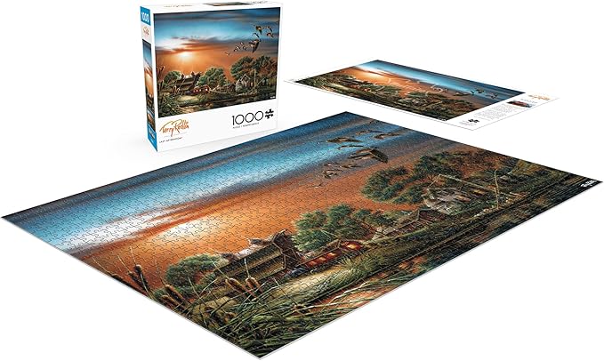 Buffalo Games - Terry Redlin - Lazy Afternoon - 1000 Piece Jigsaw Puzzle for Adults - Challenging Puzzle Perfect for Game Nights - Finished Puzzle Size is 26.75 x 19.75