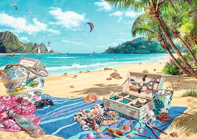 Ravensburger The Shell Collector 1000 Piece Jigsaw Puzzle for Adults - 12000425 - Handcrafted Tooling, Made in Germany, Every Piece Fits Together Perfectly