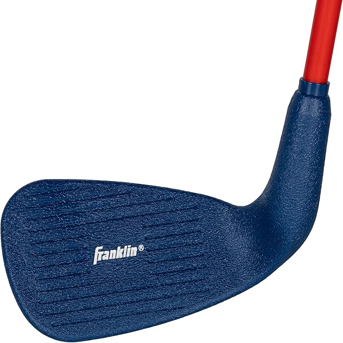 Franklin Sports Kids Toy Golf Club Set - 28" Youth Plastic Golf Club with Oversized Club Head + (2) Indoor Foam Golf Balls - Perfect for Backyard, Outdoor + Indoor Play + Practice - Kids Ages 3 and Up