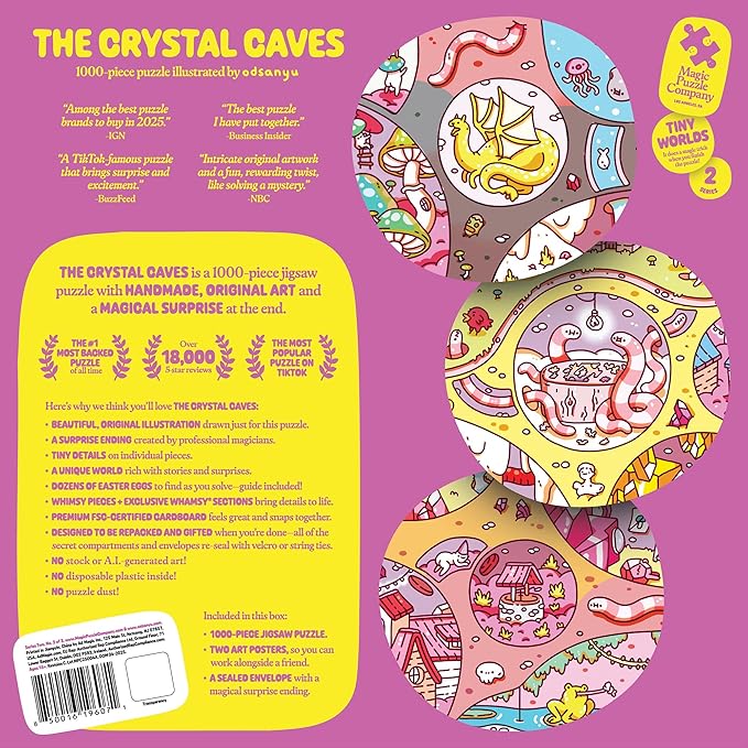 The Crystal Caves • 1000 Piece Jigsaw Puzzle from The Magic Puzzle Company • Series Two