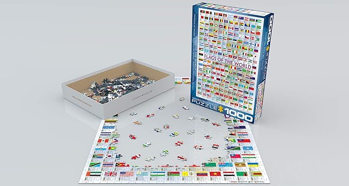 EuroGraphics Flags of The World Puzzle (1000-Piece) (6000-0128)
