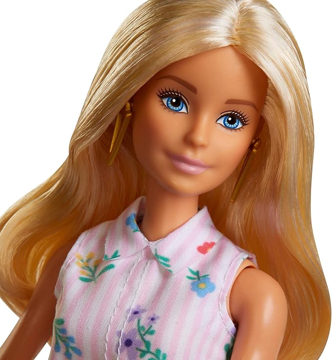 Barbie Fashionistas Doll with Long Blonde Hair - Floral Outfit