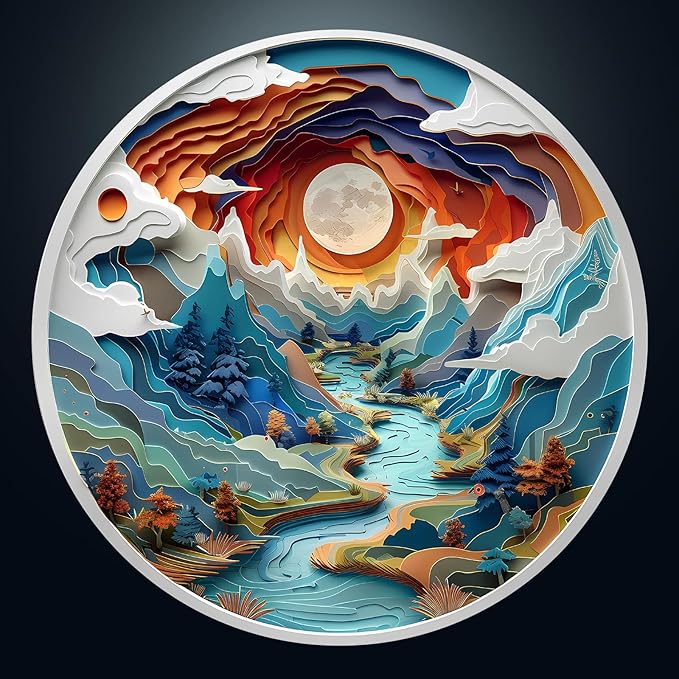 Masseruon 1000 Piece Puzzle for Adults, 26.6 * 26.6in Cave Puzzle for Adults, 1000 Pieces Flat Puzzles with 3D Visual Effect When Completed, Puzzles Gift for Women Men