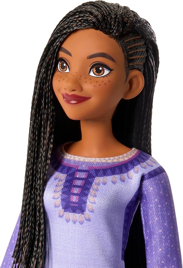 Mattel Disney Wish Toys, Best Friends Tea Time Playset with Asha & Dahlia of Rosas Dolls, 2 Figures, 1 Table & 10 Accessories, Inspired by the Movie
