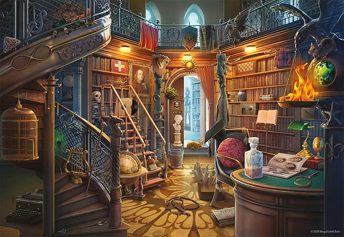 Ceaco - June's Journey - The Library - 2000 Piece Puzzle for Adults - Challenging and Perfect for Game Nights - Finished Puzzle Size 38.5 x 26.5