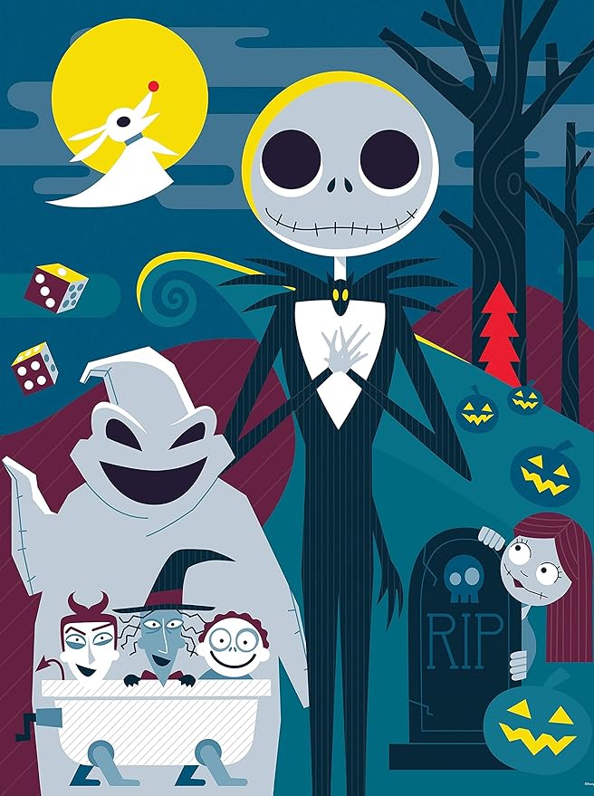 Ceaco - Disney - Tim Burton's The Nightmare Before Christmas - Cartoon - Jigsaw Puzzle - 300 Pieces