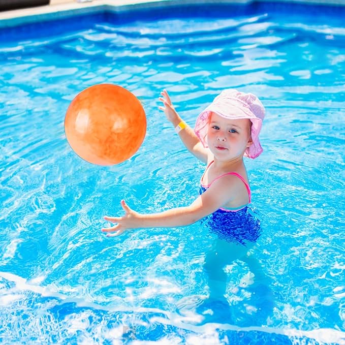 3 Pcs Playground Balls with Pump, 9 inch Inflatable Bouncy Balls for Kids Beach, School, Kickball DodgeBalls and Indoor Outdoor Plays