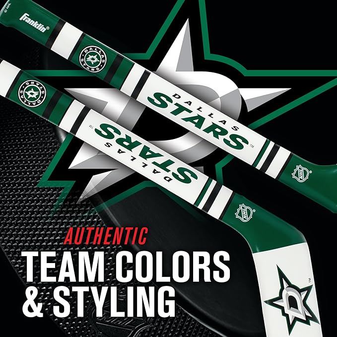 Franklin Sports NHL Team Mini Soft Hockey Stick Set - NHL Team Soft Foam Mini Hockey Stick and Ball - Great Toy for Kids