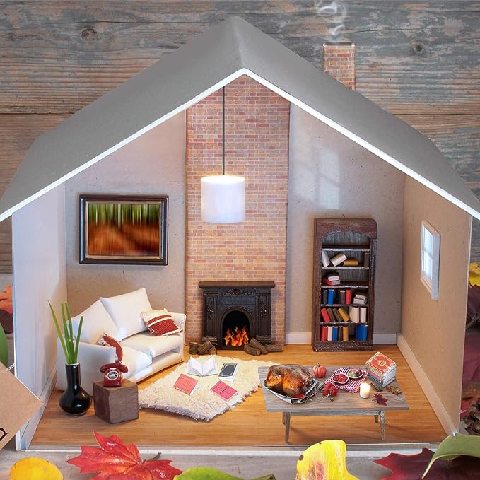 Sumind 16 Pcs 1:12 Miniatures Dollhouse Books, Assorted Timeless Miniatures Books, Mini Dollhouse Accessories Toy Supplies Decoration for Boys and Girls(Retro Style)