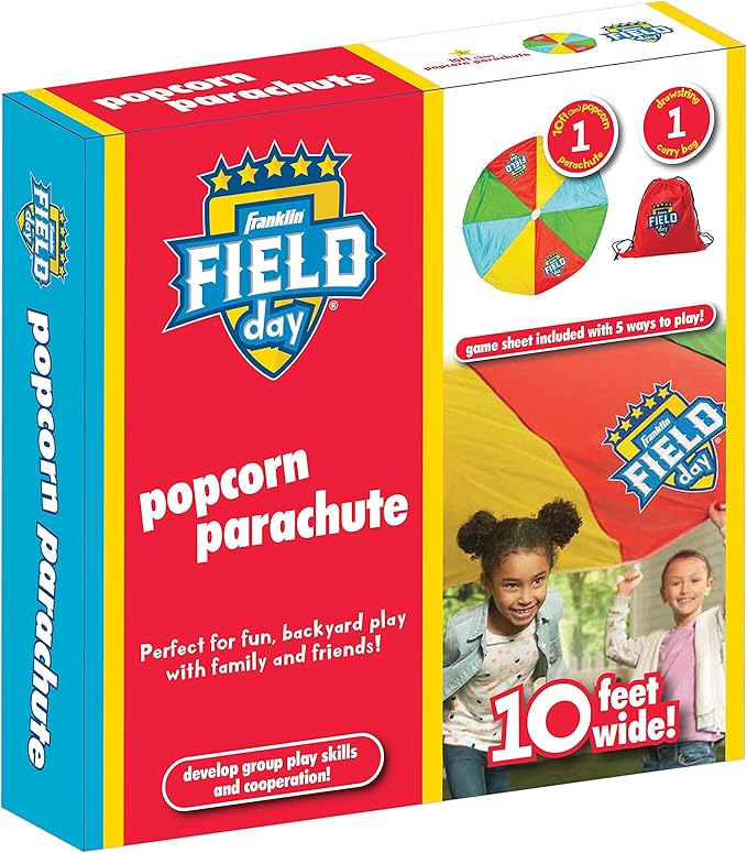Franklin Sports 10ft Popcorn Parachute