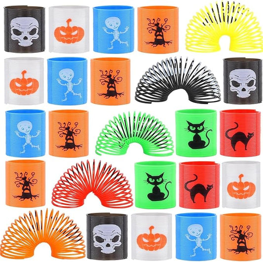 (24Pcs Halloween Spring Coil)
