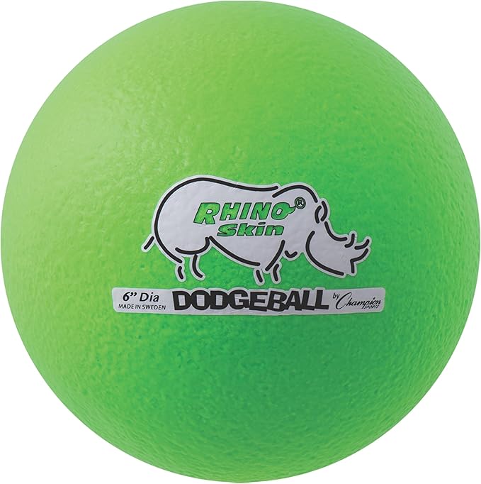 Champion Sports® Rhino Skin® Low Bounce Dodgeball Sets & Singles for Playground, PE, Backyard & League Games – Team Sports Equipment for Youth & Adults